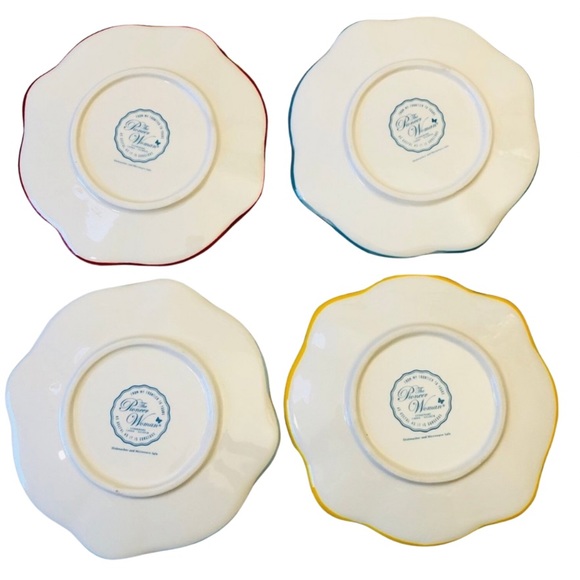 The Pioneer Woman Floral Medley Appetizer Plates 4 total - Picture 6 of 6